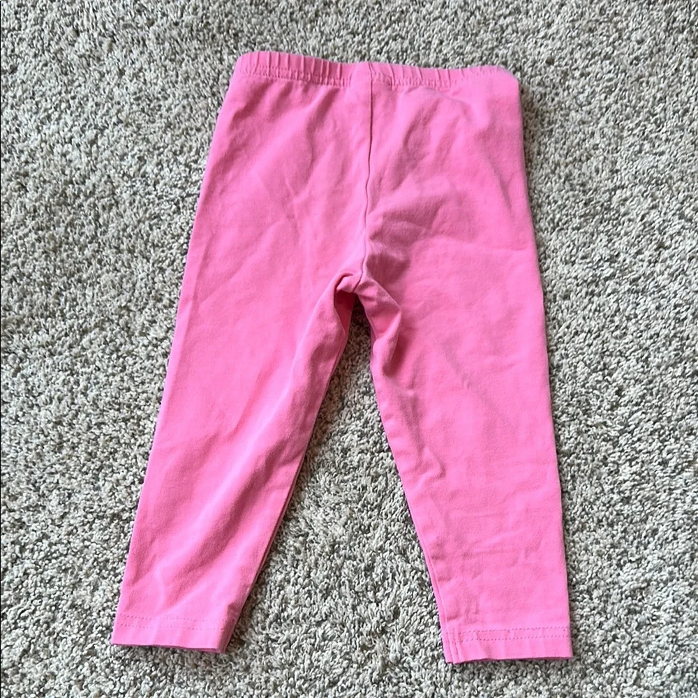 Carters girls size 24 months pink leggings